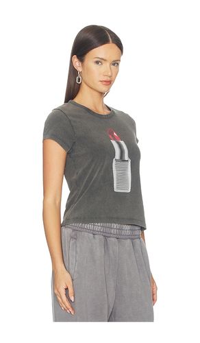 Baby Tee With Lipstick Graphic in . Taglia L. Also in S, XS - Alexander Wang - Modalova