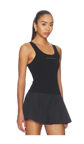 Racer Tank With Jacquard Logo in . Size S. Also in M, L - Alexander Wang - Modalova