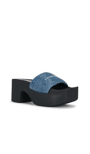 Aw Denim Hotfix Platform Slide Indigo in . Size 35. Also in 37, 38, 40, 41 - Alexander Wang - Modalova