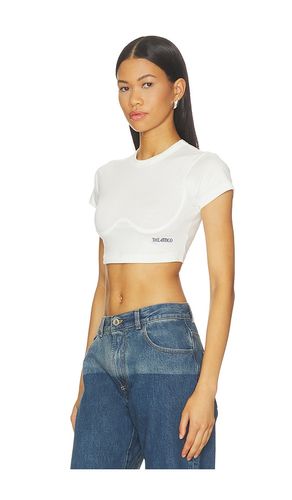 Logo Crop Tee in . Size 36. Also in 38, 40, 42 - THE ATTICO - Modalova