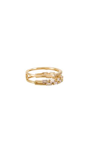 Clara Baguette Ring in - BRACHA - Modalova
