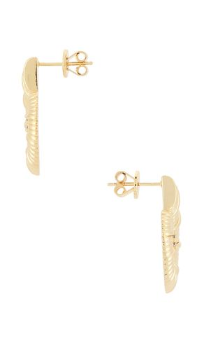 Pendientes de tachuela drift en color oro metálico talla all - BRACHA - Modalova