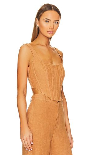 Linen Corset Bustier in . Size 4. Also in 8, 10 - Bardot - Modalova