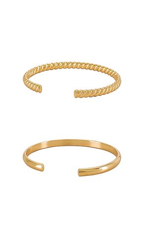 Arlo cuff set in color metallic size all - BaubleBar - Modalova