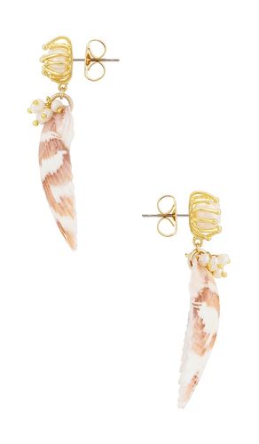 Pendientes largos calico en color talla all - Brinker + Eliza - Modalova