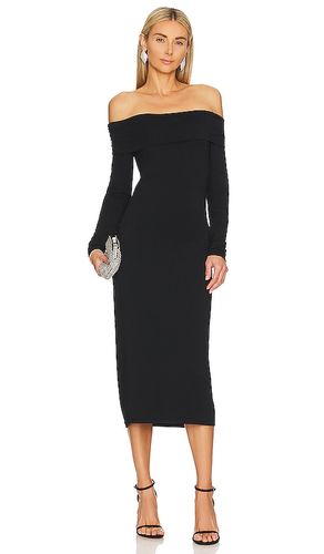 Vestido midi off the shoulder en color talla S en - Black. Talla S (también en XL, XS) - Bobi - Modalova