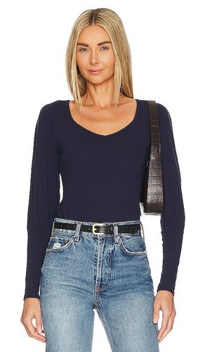 Camiseta bishop sleeve en color azul marino talla L en - Navy. Talla L (también en M, S, XS) - Bobi - Modalova