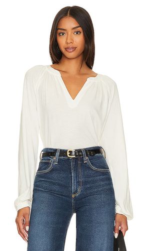 Long sleeve blouse tee en color crema talla M en - Cream. Talla M (también en S) - Bobi - Modalova