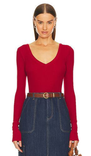 Long Sleeve Scoop Neck Tee in . Taglia M - Bobi - Modalova