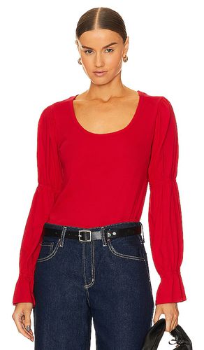 Puff sleeve long sleeve in color red size M in - Red. Size M (also in S, XS) - Bobi - Modalova
