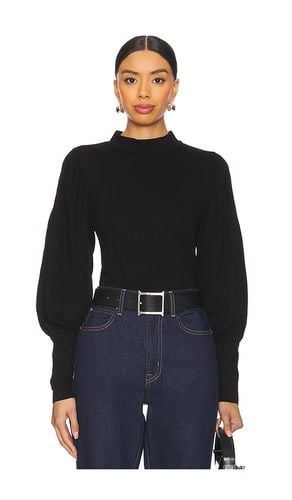 Long Sleeve Shirred Sleeve Mockneck Top in . Size M, S, XL, XS - Bobi - Modalova