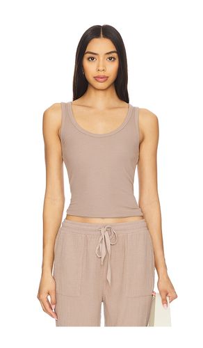 Bobi Rib Tank in Taupe. Size S - Bobi - Modalova