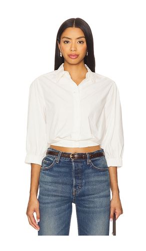 Puff Sleeve Cropped Top in . Size S. Also in L, XL - Bobi - Modalova