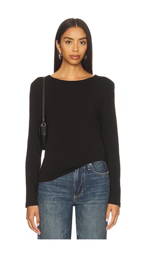 Long Sleeve Open Cowl Back Top in . Size M. Also in S, XL - Bobi - Modalova