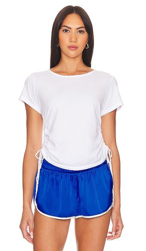 Bobi Ruched Tee in White. Size XS - Bobi - Modalova