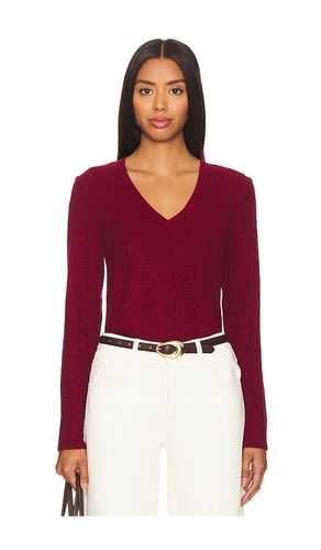 Manga larga v neck en color burgundy talla L en - Burgundy. Talla L (también en M, XS) - Bobi - Modalova