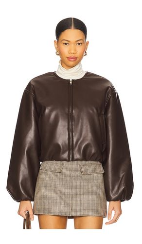 Cropped Leather Bomber in . Size M. Also in S - BLANKNYC - Modalova