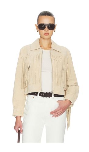 Fringe jacket in color tan size S (also in L) - BLANKNYC - Modalova
