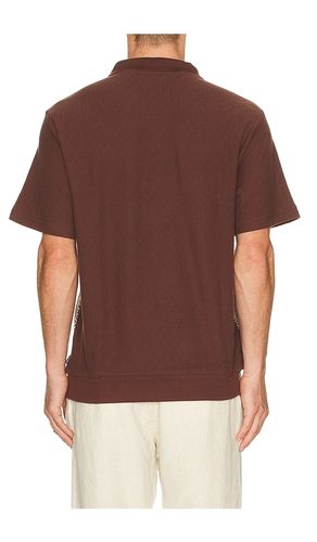 Theo Jacquard Short Sleeve Polo in . Size S. Also in M, L, XL/1X - Brixton - Modalova