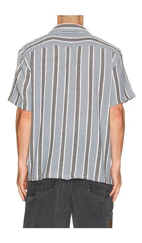 The Dexter Textured Stripe Short Sleeve Shirt in . Taglia S. Also in M, L, XL/1X - Brixton - Modalova