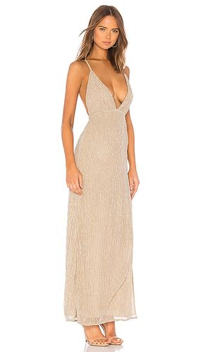 Hailee high slit maxi dress in color nude size S (also in M) - superdown - Modalova