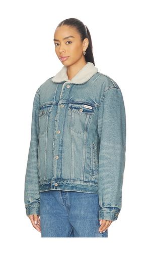 Sherpa Trucker Jacket in . Taglia S. Also in M - Calvin Klein - Modalova