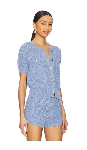 Seed Stitch Short Sleeve Cardigan in . Size S. Also in XS, M, L - Central Park West - Modalova