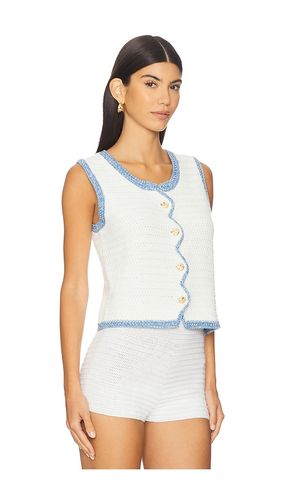 Rose Scallop Edge Tank in . Size S. Also in XS, M, L - Central Park West - Modalova