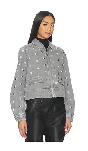 Studded Denim Harriet Jacket in . Size S. Also in XL, XS - Cinq a Sept - Modalova