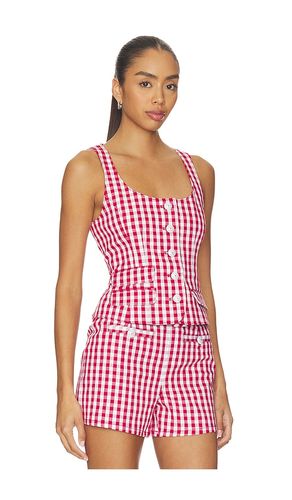 Mini Gingham Denim Lovina Top in . Size L. Also in M, XS, XXS - Cinq a Sept - Modalova