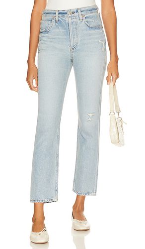 Pantalones rectos de talle alto charlotte en color denim claro talla 32 en - Denim-Light. Talla 32 (t - Citizens of Humanity - Modalova