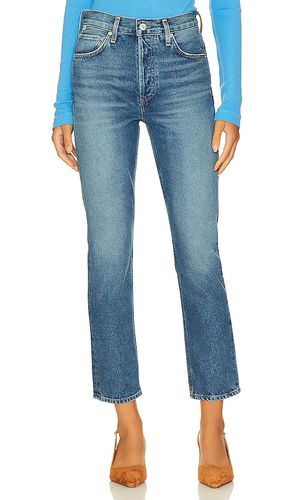 Pantalones rectos de talle alto charlotte en color denim-medium talla 23 en - Denim-Medium. Talla 2 - Citizens of Humanity - Modalova