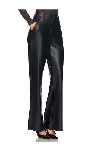 Matte metallic wide leg trouser in color black size S (also in XL) - Commando - Modalova