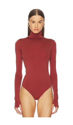 Prima Ballet Turtleneck Bodysuit in - Commando - Modalova