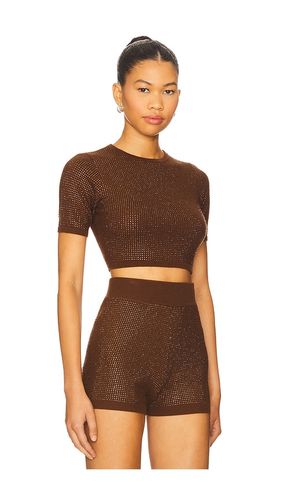 Rhinestone Embroidered Crop Top in . Size M. Also in S - David Koma - Modalova