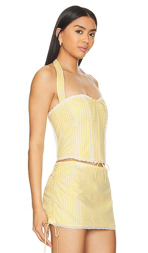 Gingham Lace Corset in . Size M. Also in S - GUIZIO - Modalova