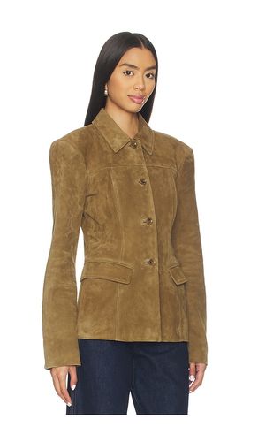Aina Suede Cinched Jacket in . Size L. Also in S, XS, XXS - EAVES - Modalova