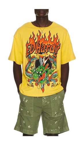 Dragons boxy rhinestone tee in color size S (also in M, L, XL/1X) - Ed Hardy - Modalova