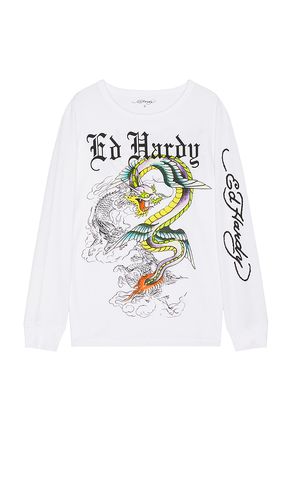 Dragon Long Sleeve Thermal Tee in . Size M, S, XL/1X - Ed Hardy - Modalova