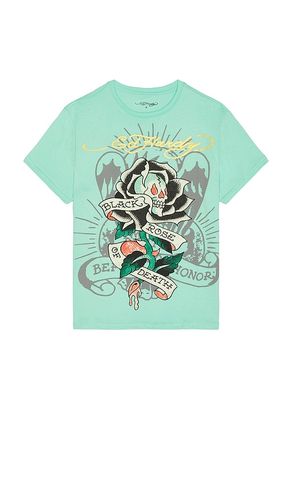 Camiseta black rose en color talla L en - Mint. Talla L (también en M, S, XL/1X) - Ed Hardy - Modalova