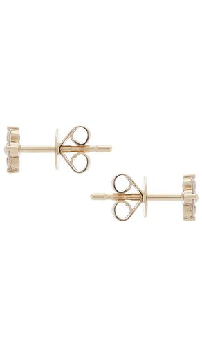 Diamond Fleur Stud Earring in - EF COLLECTION - Modalova