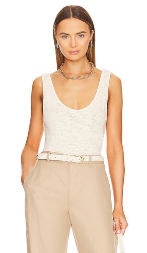 Camiseta tirantes slub en color crema talla L en - Cream. Talla L (también en M) - Enza Costa - Modalova