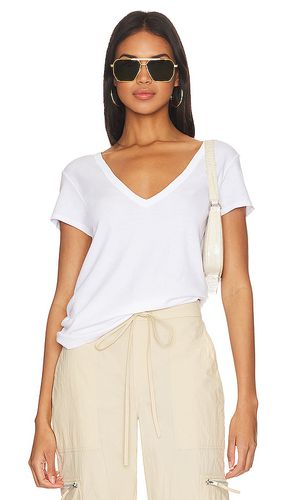 Top cuello pico perfect en color talla M en - White. Talla M (también en L, S, XL, XS) - Enza Costa - Modalova