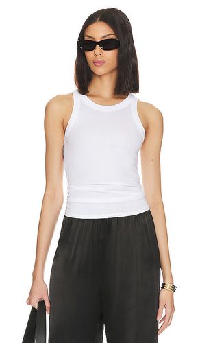 Camiseta tirantes ceñida bold en color talla L en - White. Talla L (también en M, XL, XS) - Enza Costa - Modalova