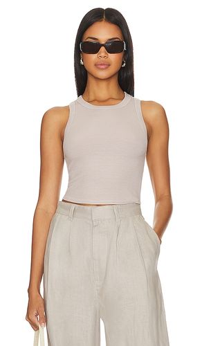 Silk Cropped Bold Sheath Tank in . Size M, XL - Enza Costa - Modalova