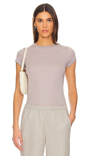 Supima Cotton Cap Sleeve Crew in . Taglia L, XL, XS - Enza Costa - Modalova