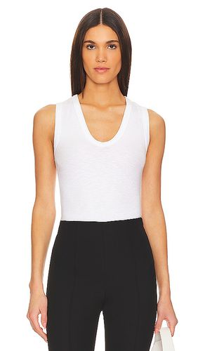 Textured Rib Sleeveless U in . Taglia L, S, XL, XS - Enza Costa - Modalova