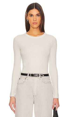 Textured Rib Crew in . Taglia L, S, XL - Enza Costa - Modalova