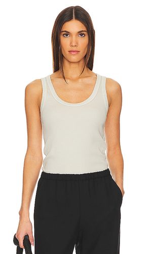 Supima Rib Scoop Tank in . Taglia L - Enza Costa - Modalova