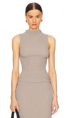 Puckered Sleeveless High Neck in . Size L, XS - Enza Costa - Modalova